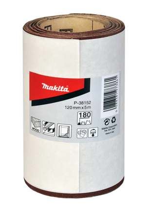 Brusný papír Makita P-38118, 120mm neděrovaný, K60 role 5m