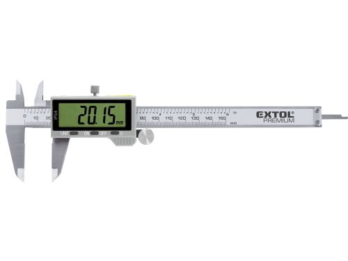 Měřítko posuvné digitální nerez, 0-150mm, Extol 8825221
