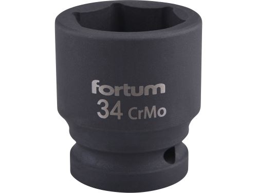 Hlavice Fortum 4703034 nástrčná rázová 3/4", 34mm, L 57mm