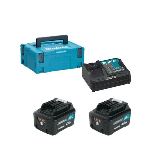 Sada Makita 197641-2 = 2xBL1041B 12V/4,0 Ah + rychlojnabíječka DC10SB + systainer