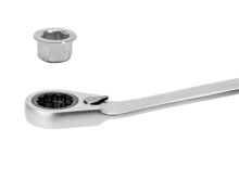 Klíč ráčnový tvarovaný a vložky, sada 11ks, 8-19mm, CrV (2)