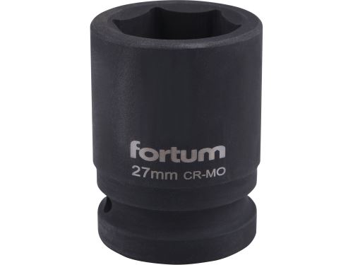 Hlavice Fortum 4703027 nástrčná rázová 3/4", 27mm, L 52mm