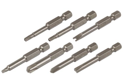 Wolfcraft 3 ks bezpečnostní bity 50mm,Spanner 4, 5, 6 1265000