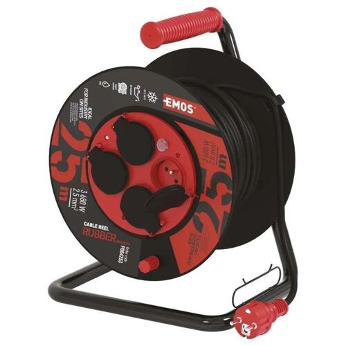 Prodlužovací kabel Emos KL29115, 4zás. 230V/25m 2,5mm