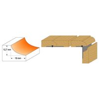 Zaoblovací fréza CMT C93719011 vypouklá - R4,75 D22,2x12,7 S=8 HM (3)