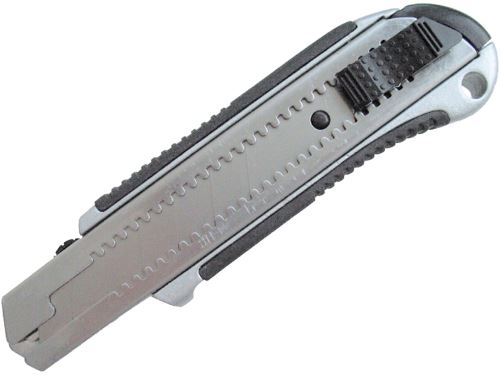 Nůž ulamovací kovový s kovovou výztuhou Extol 80052, 25mm