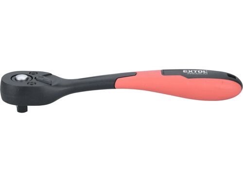 Ráčna tvarovaná Extol 8816408, 72 zubů, 1/4", L 150mm, Crv