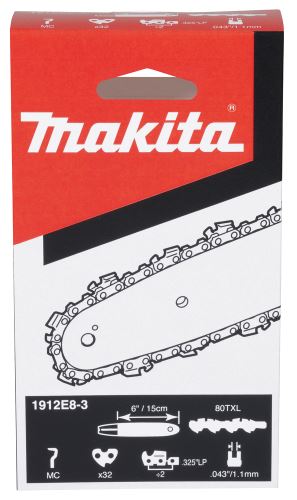 Řetěz pilový 15cm 1,1mm 0.325" 32čl, Makita 1912E8-3, pro DUC150
