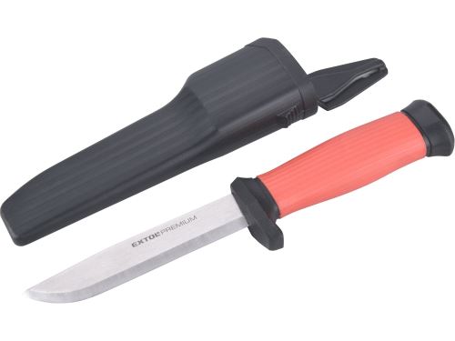 Nůž univerzální s plastovým pouzdrem, 223/120mm, Extol 8855101
