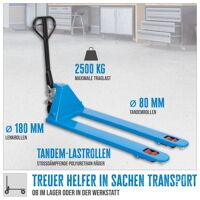 Paletový vozík Güde GHW 2500-180 PU 24327, 2500kg (5)
