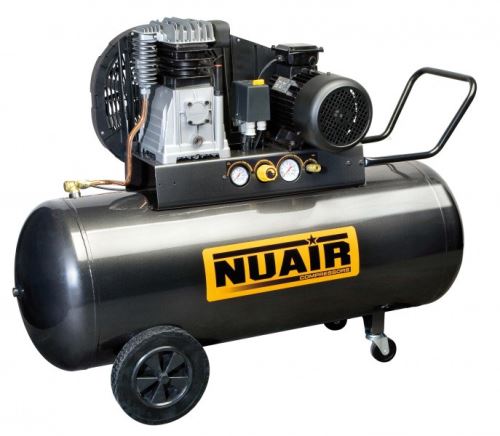 Olejový kompresor Nuair B3800B/3T/100 TECH, vzdušník 100l, 10bar, 400V