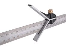 Úhelník Extol 8825105 multifunkční, 300mm, kovové provedení (1)