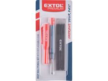 Tužka-značkovač s pouzdrem a vyměnitelnou tuhou, 2,8mm tvrdost HB, Extol 8853007 (4)
