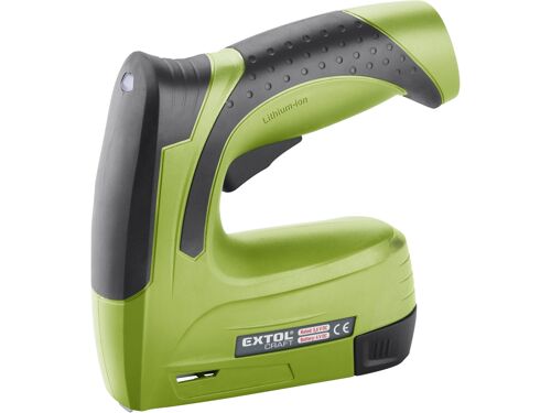 Aku sponkovačka/hřebíkovačka Extol 402901, 4V Li-ion, 1300mAh, USB nabíjení