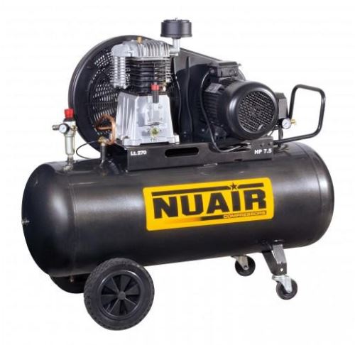 Olejový kompresor Nuair NB7/7,5CT/270, vzdušník 270l, 11bar, 400V
