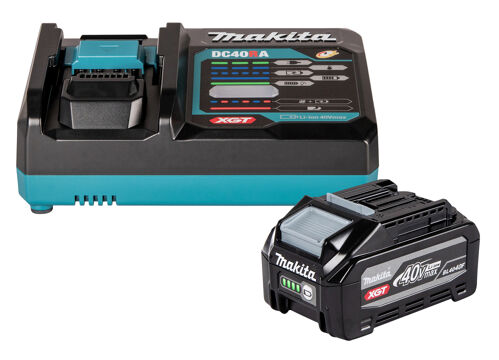 Sada Li-ion XGT 40V 1xBL4040F + DC40RA + karton Makita PSKGRU1