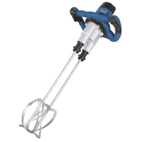 Dvoumetlové míchadlo stavebních materiálů Scheppach PM1800 D, 1800W