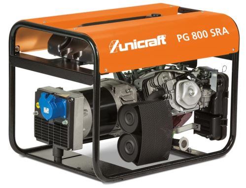 Jednofázová elektrocentrála Unicraft PG 800 SRA, 6,4kW, motor Honda