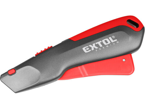 Nůž kovový s bezpečnostní spouští, samozasouvací, 19mm Extol 8855003