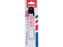 Břity ulamovací do nože, 18mm, 10ks, SK4 Extol 8855091 (2)