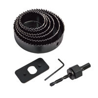 XTline XT11807 sada vykružovacích korunek 8 dílů 51-102mm, plastový box (2)