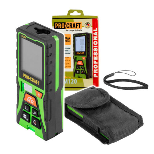 Laserový dálkoměr Procraft PLDM120, dosah 120m