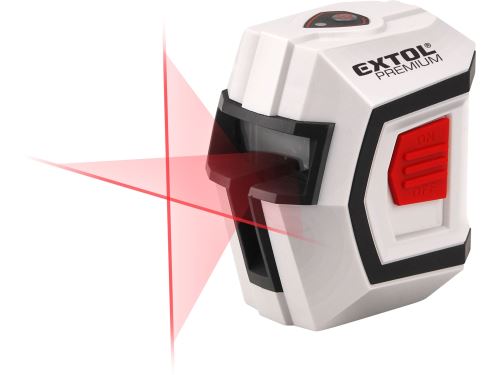 Laser liniový Extol 8823301, křížový samonivelační 1H1V, EXTOL PREMIUM