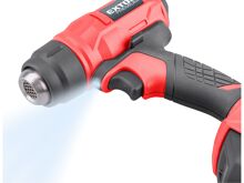 Pistole horkovzdušná aku SHARE20V, 550°C, 20V Li-ion, 2000mAh Extol 8891866 (6)