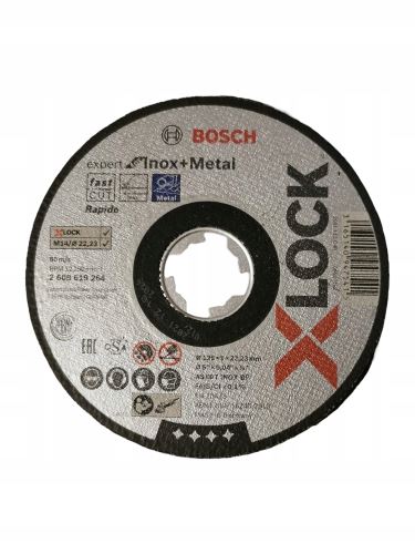 Řezný kotouč X-LOCK Expert, 125x1mm, Bosch 2608619264