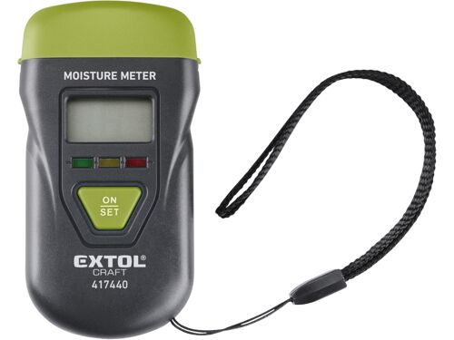 Vlhkoměr Extol 417440 pro měření vlhkosti dřeva, omítky a podobných materiálů