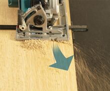 Aku okružní pila 165mm Li-ion XGT 40V/2,5Ah, Makita HS012GD201 (8)