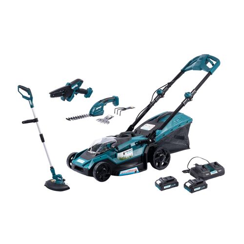 XTline XT102990 aku zahradní set 18/36 V, 7 dílů