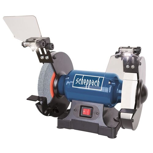 Dvoukotoučová bruska Scheppach SM 200 AL, 200mm, 500W, 230V, indukční motor