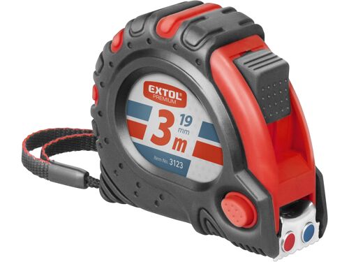 Metr svinovací Extol 3123, 3m, š. pásku 19mm, EXTOL PREMIUM