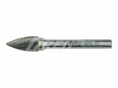 Tvrdokovová technická fréza Oren SPG-12, tvar G, klenutá se špicí (stromečková)