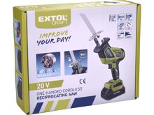 Extol 402454 pila ocaska jednoruční aku, BRUSHLESS, 20V Li-ion, 2Ah (7)