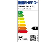 Lampa stolní s lupou Extol 43161, USB napájení, bílá, 2400lm, 3 barvy světla (10)