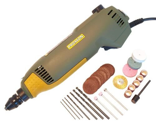 Vrtací bruska Proxxon FBS 240/E (28472) + sada nástrojů