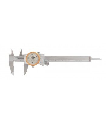 Posuvné měřítko (posuvka) KINEX/K-MET s úchylkoměrem 150/0,02mm - nárazuvzdorný