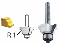 Profilová fréza s ložiskem stopka 6mm, 28,6x13x55mm, Makita D-48810