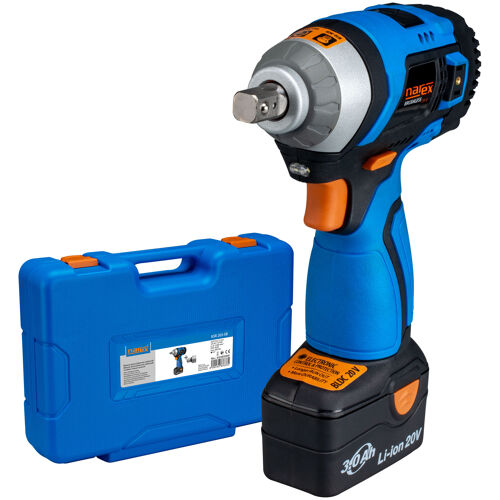 Bezuhlíkový rázový utahovák Narex ASR 203-SB, 20V, 2x 3,0Ah, 300Nm, 1/2"