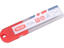 Břity ulamovací se zoubkovým ostřím, 25mm, 10ks, SK5 Extol 8855097 (1)