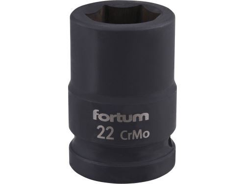 Hlavice Fortum 4703022 nástrčná rázová 3/4", 22mm, L 52mm