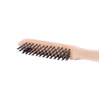 Kartáč dřevěná rukojeť čtyřřadý, ocel hladká 0,30, XTline XT701111056 (1)