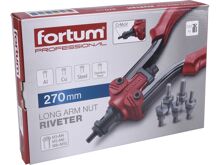 Kleště nýtovací Fortum 4770636 pákové, M3-M10, 270mm (3)
