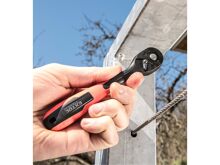 Ráčna tvarovaná Extol 8816408, 72 zubů, 1/4", L 150mm, Crv (2)