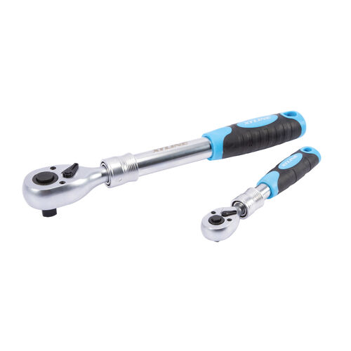 XTline XT400314 ráčna teleskopická 72 zubů, 1/4", 165-225mm