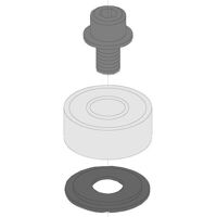 Ložisko IGM F079-02200, D13 d5 B4 (2)