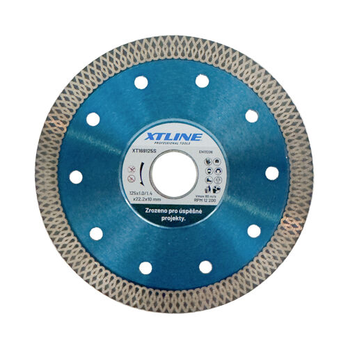 XTline XT169125S kotouč diamantový turbo SLIM CUT 125x1,0/1,4mm