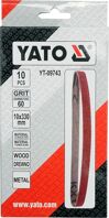 Brusný pás Yato YT-09743, hrubost P60, 10x330mm, balení 10ks (1)